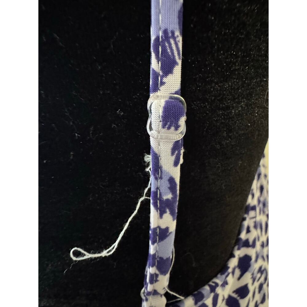 Alfani Intimates Purple Animal Print Twist Front Chemise Dress Size M - Picture 4 of 11